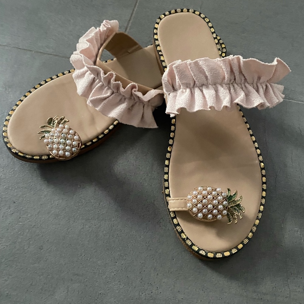 Boutique Pineapple Sandals - image 1
